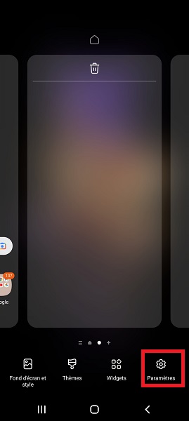 Augmenter le nombre d’icône sur chaque page.